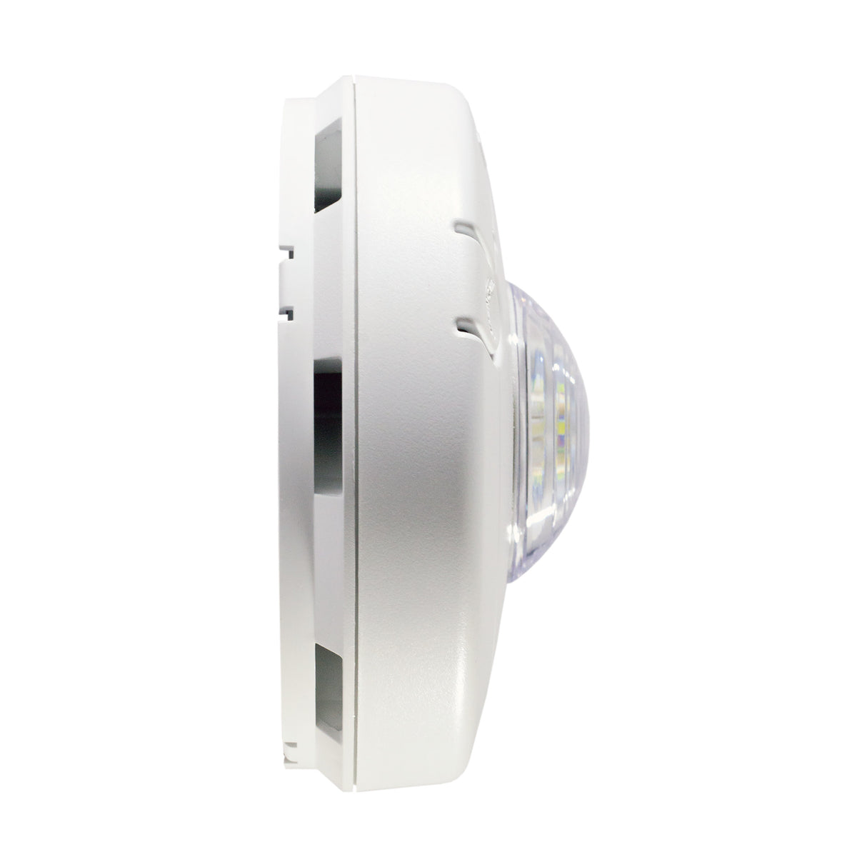Side - Hardwired Hearing Impaired Smoke Alarm with LED Strobe Light - Photoelectric