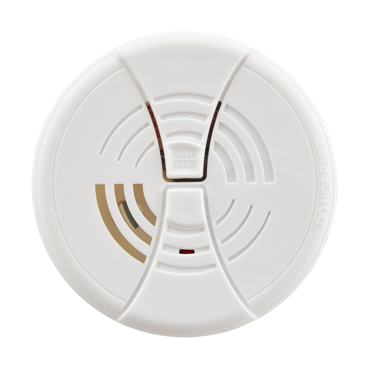 Front - Basic Battery Powered Ionization Smoke Alarm with Silence