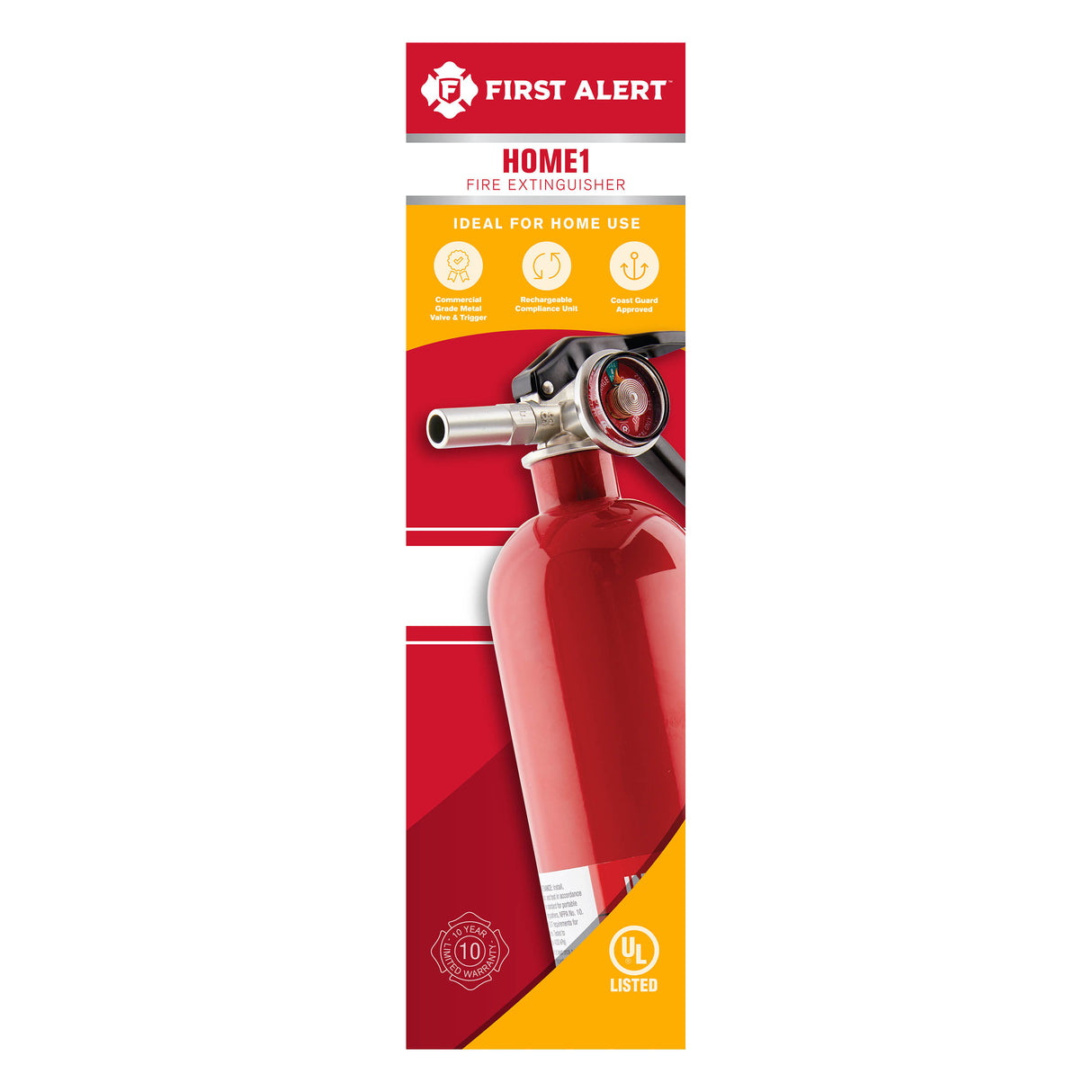 Red Fire Extinguisher front of package