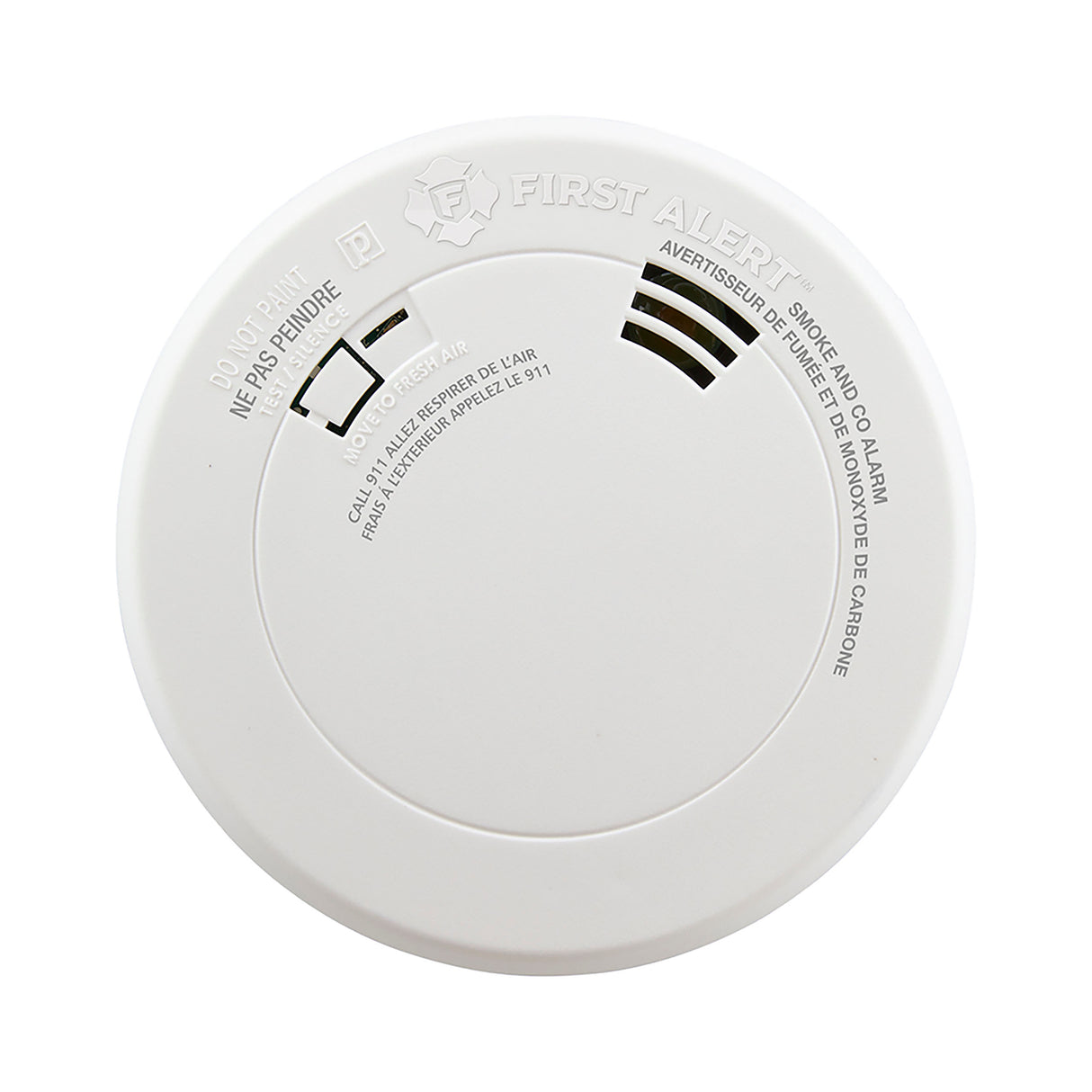 Smoke and CO Alarm front view