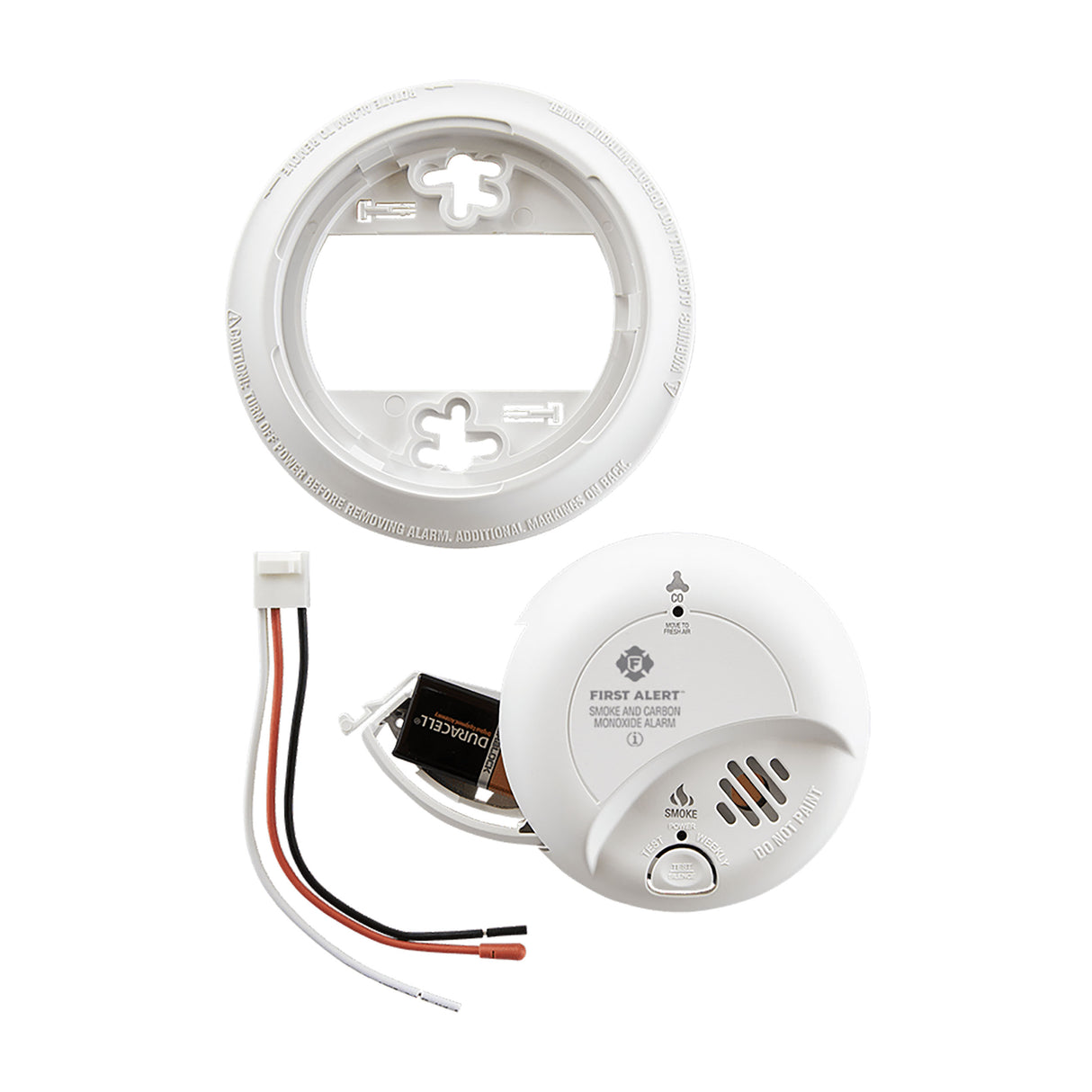 SC9120B Hardwired Smoke and Carbon Monoxide Alarm - Complete pack