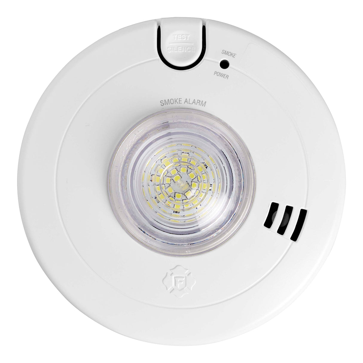 Hardwire Smoke Alarm with LED Strobe and 10-Year Battery Backup