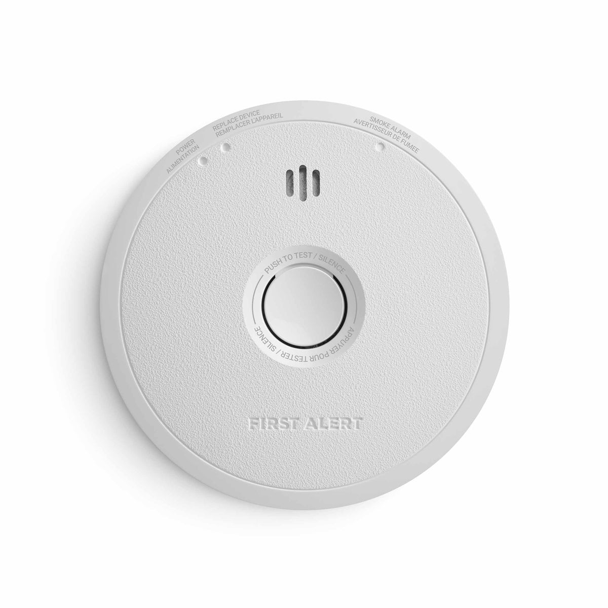 Front view of SM610 10-year Sealed Battery Smoke Alarm - CA