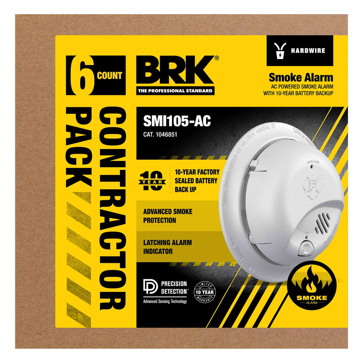 Smoke Alarm front of package