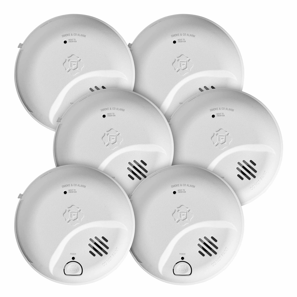Interconnect Hardwire 2-in-1 Smoke and CO Alarm with Battery Backup