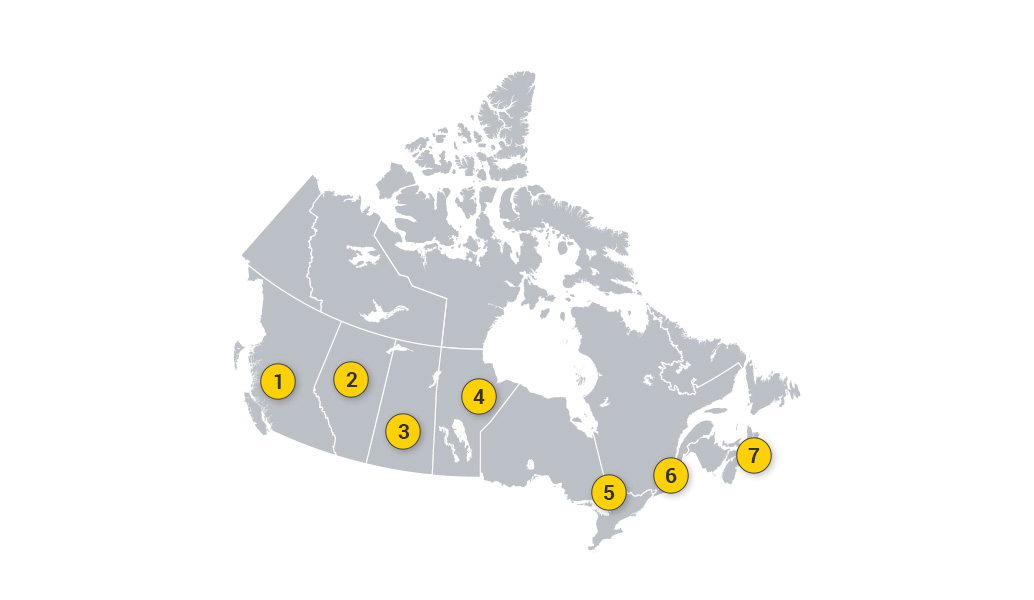 BRK Canada Rep Map