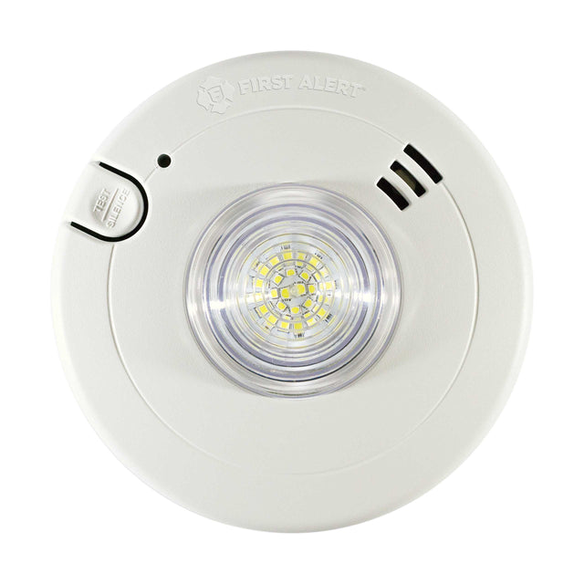 ProdImg;7020BSL;1038335 Front-Hearing Impaired Smoke Alrm.jpg;Front - Hardwired Hearing Impaired Smoke Alarm with LED Strobe Light - Photoelectric