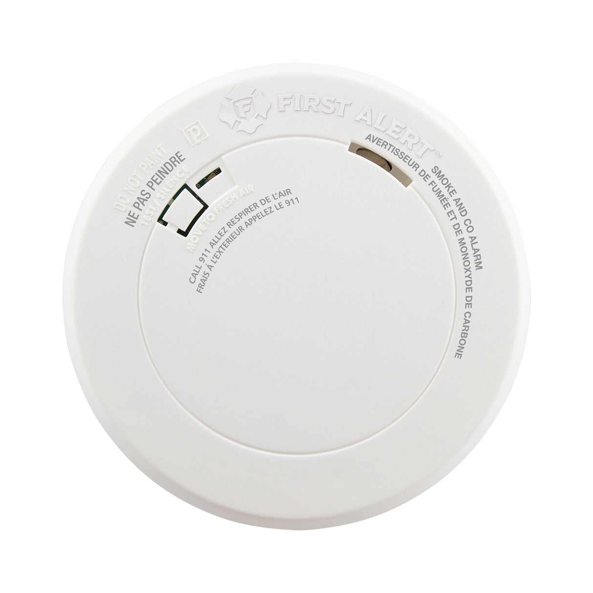 PRC710A 10-Year Battery Combination Smoke and Carbon Monoxide Alarm - Front