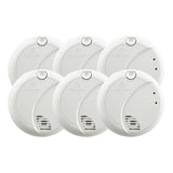 SkuImg;7010B6CP;7010B6CP-6pk-Front_Smoke_Alarms.jpg;7010B6CP Cack Carton 6pk Hardwired Photoelectric Smoke Alarm with Battery Backup