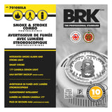 SkuImg;7010BSLA;7010BSLA-PKG-c1-6.jpg;Hardwired Photo Smoke/Strobe with AA Battery Backup