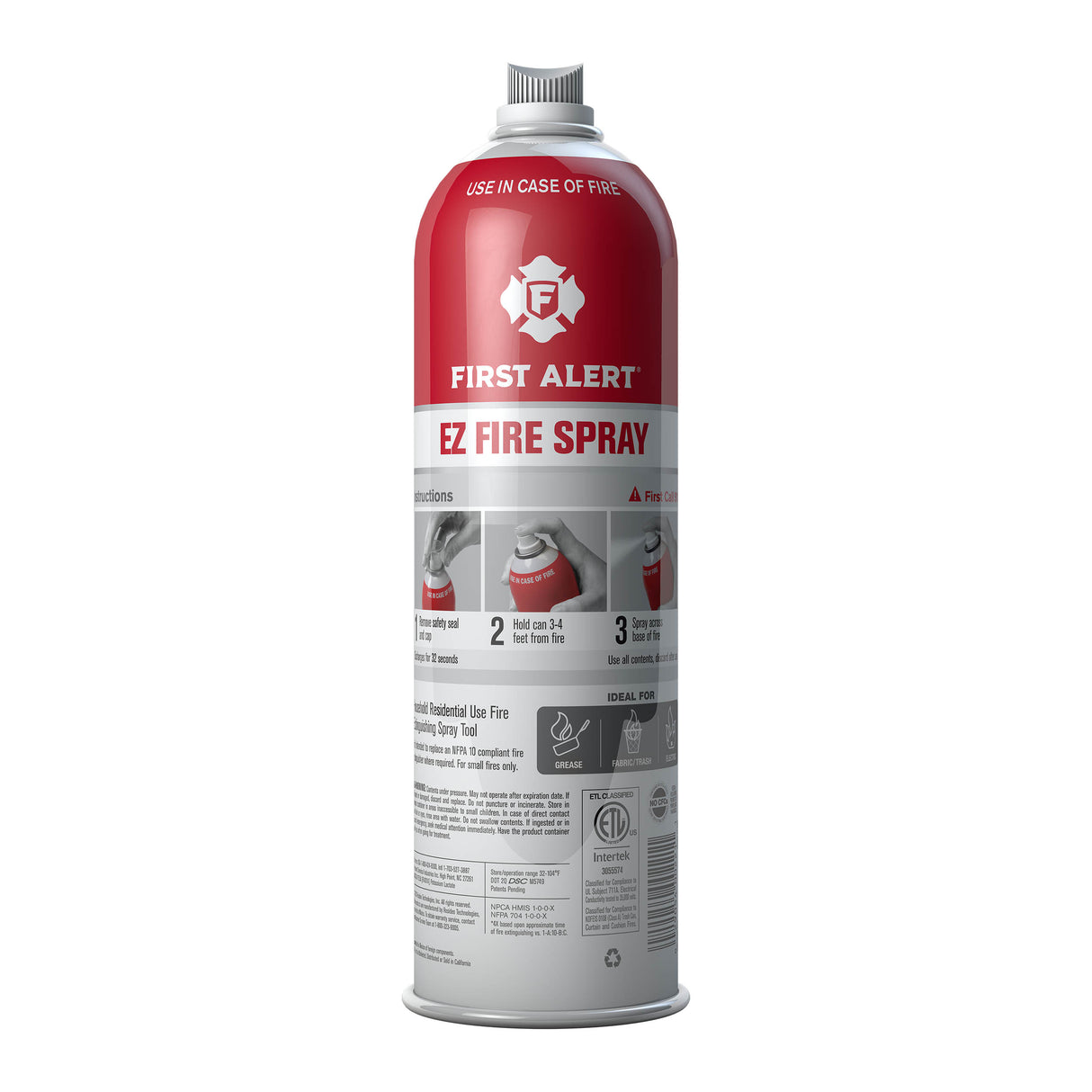 EZ Fire Spray  Front Vierw