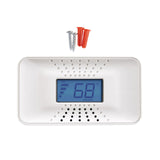 SkuImg;1039753;CO710_Accs_900x900px.jpg;Carbon Monoxide Alarm front view with anchors and screws