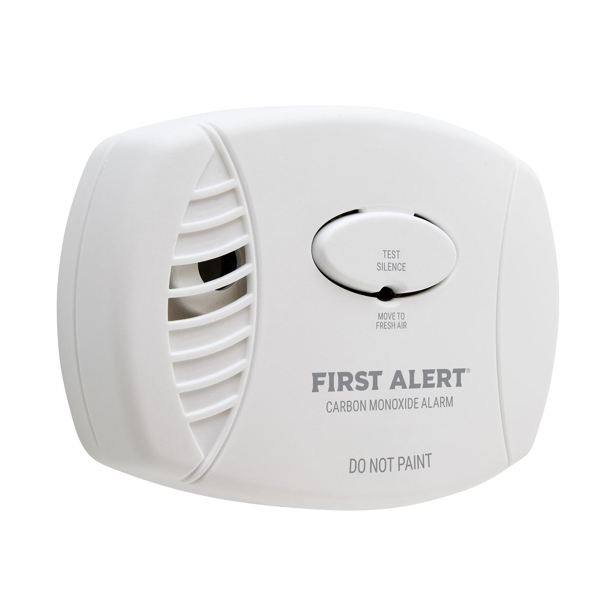 Facing right white CO7B01 Battery CO alarm