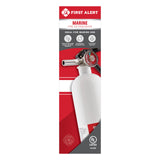 SkuImg;MARINE1;FE1A10GR-MARINE1-pkg.jpg;White Fire Extinguisher front of package