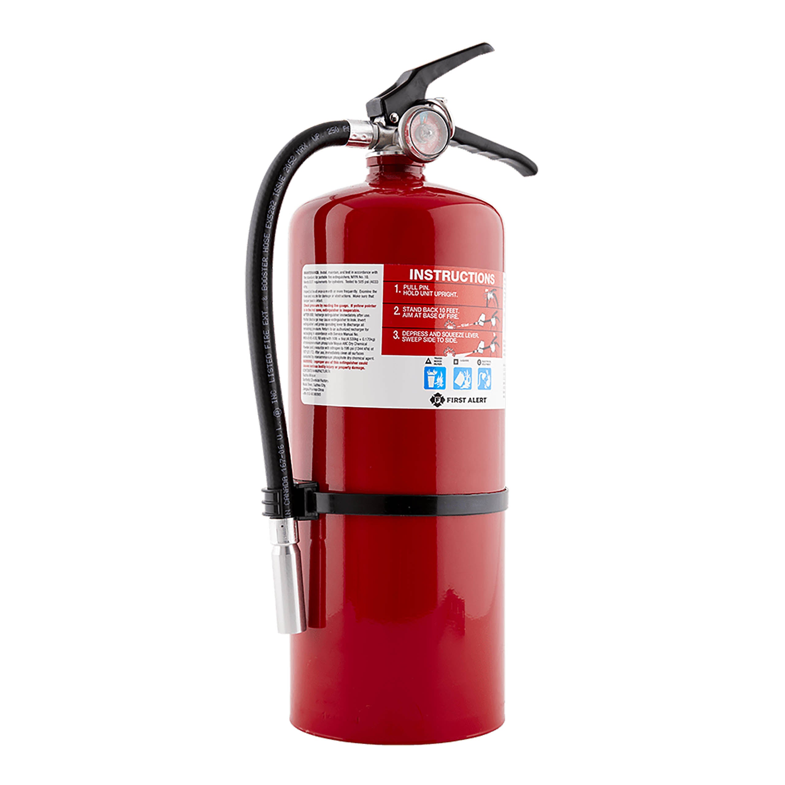 リョウ　Firetech 10個セット PRO10 4-A:60-B:C Commercial Fire Extinguisher-Rechargeable