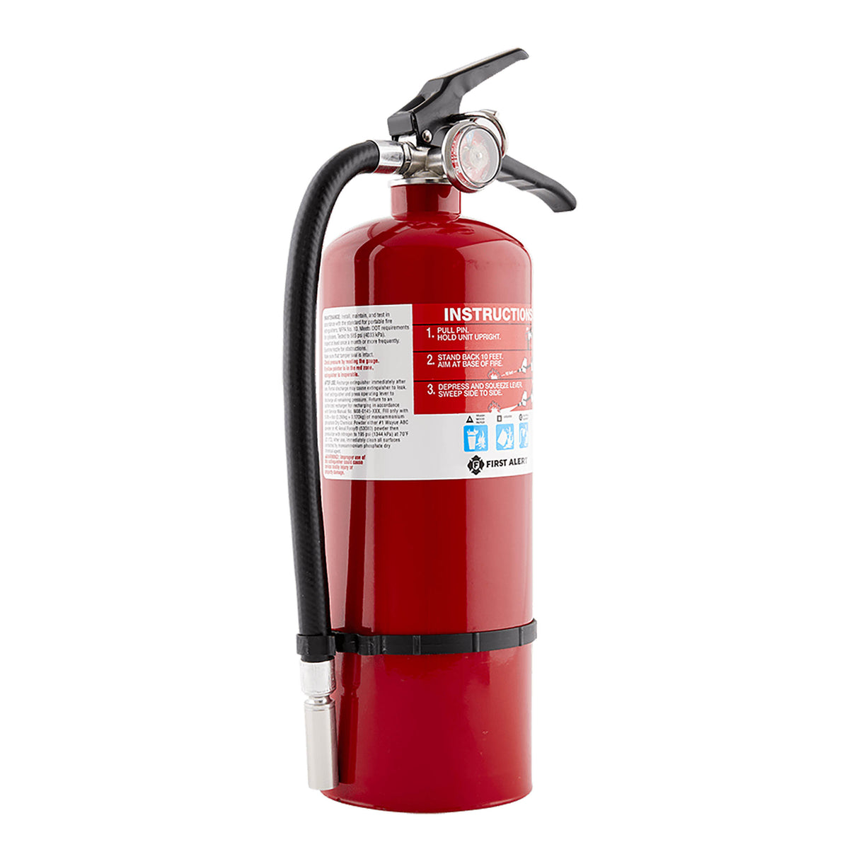 Red Fire Extinguisher at an angle