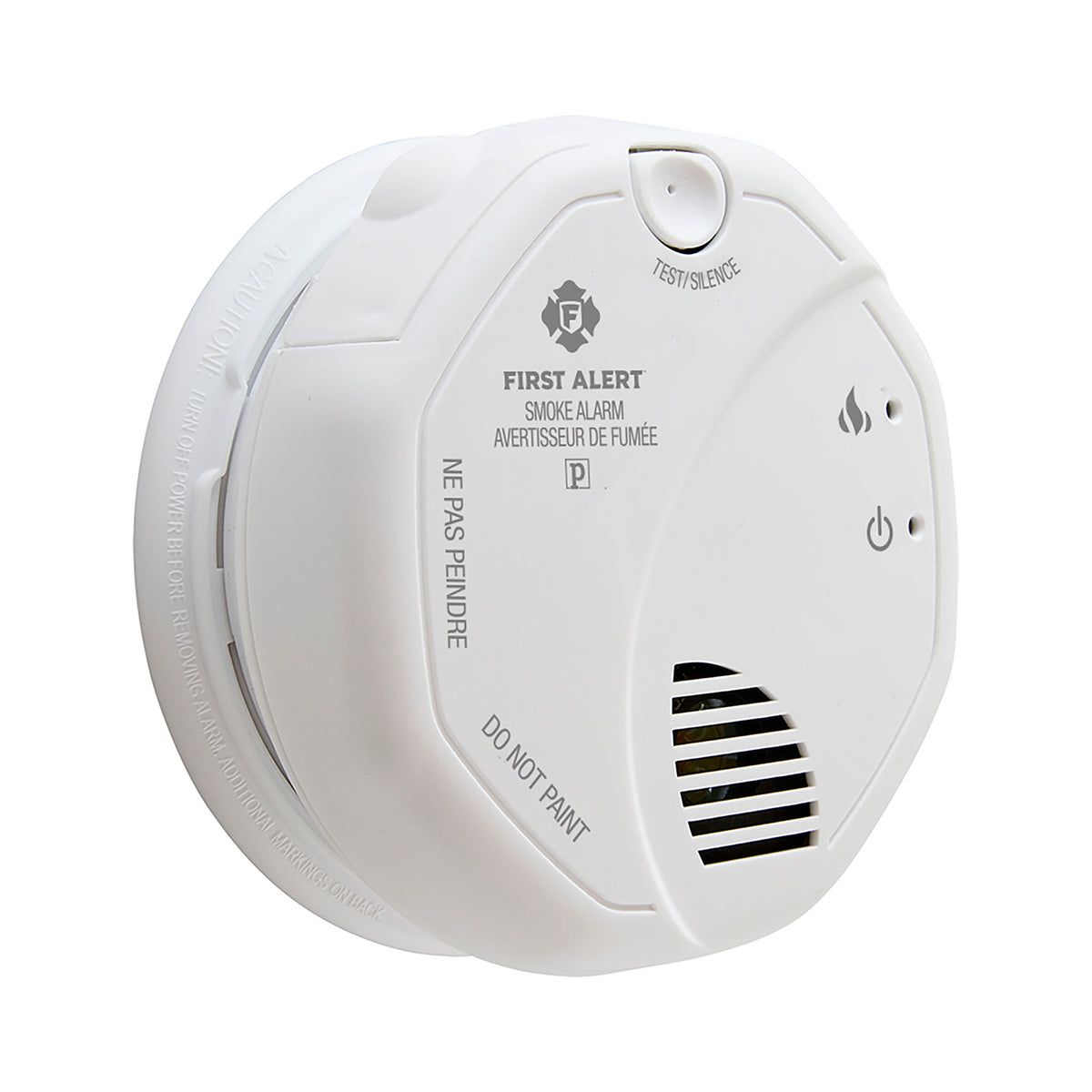SA500A Wireless Interconnect Battery Operated Smoke Alarm - At an Angle