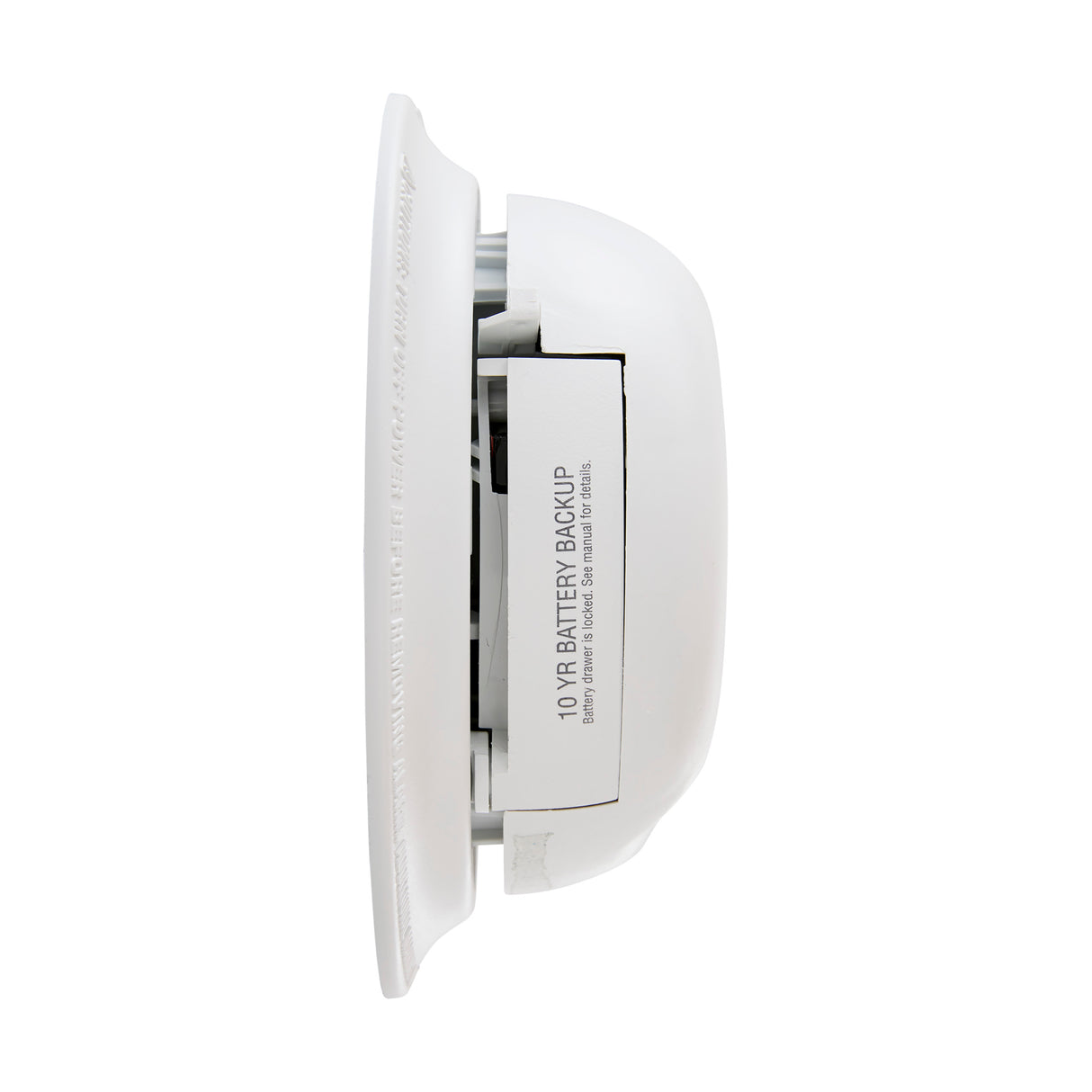 Side - Hardwired Smoke and Carbon Monoxide Alarm with 10 Year Sealed Battery Backup