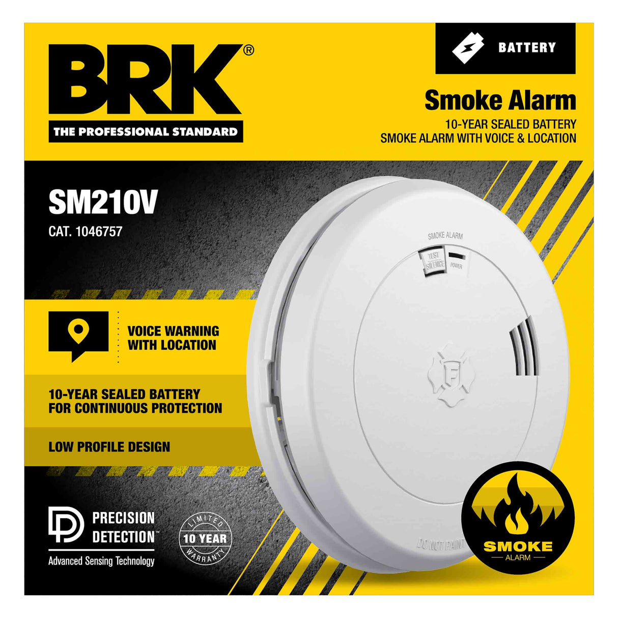 Smoke Alarm front of package
