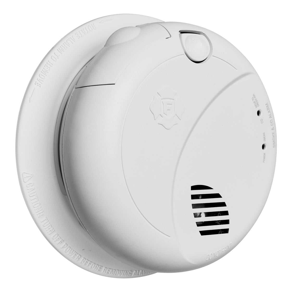 Interconnect Hardwire Smoke and CO Alarm with Battery Backup and Voice