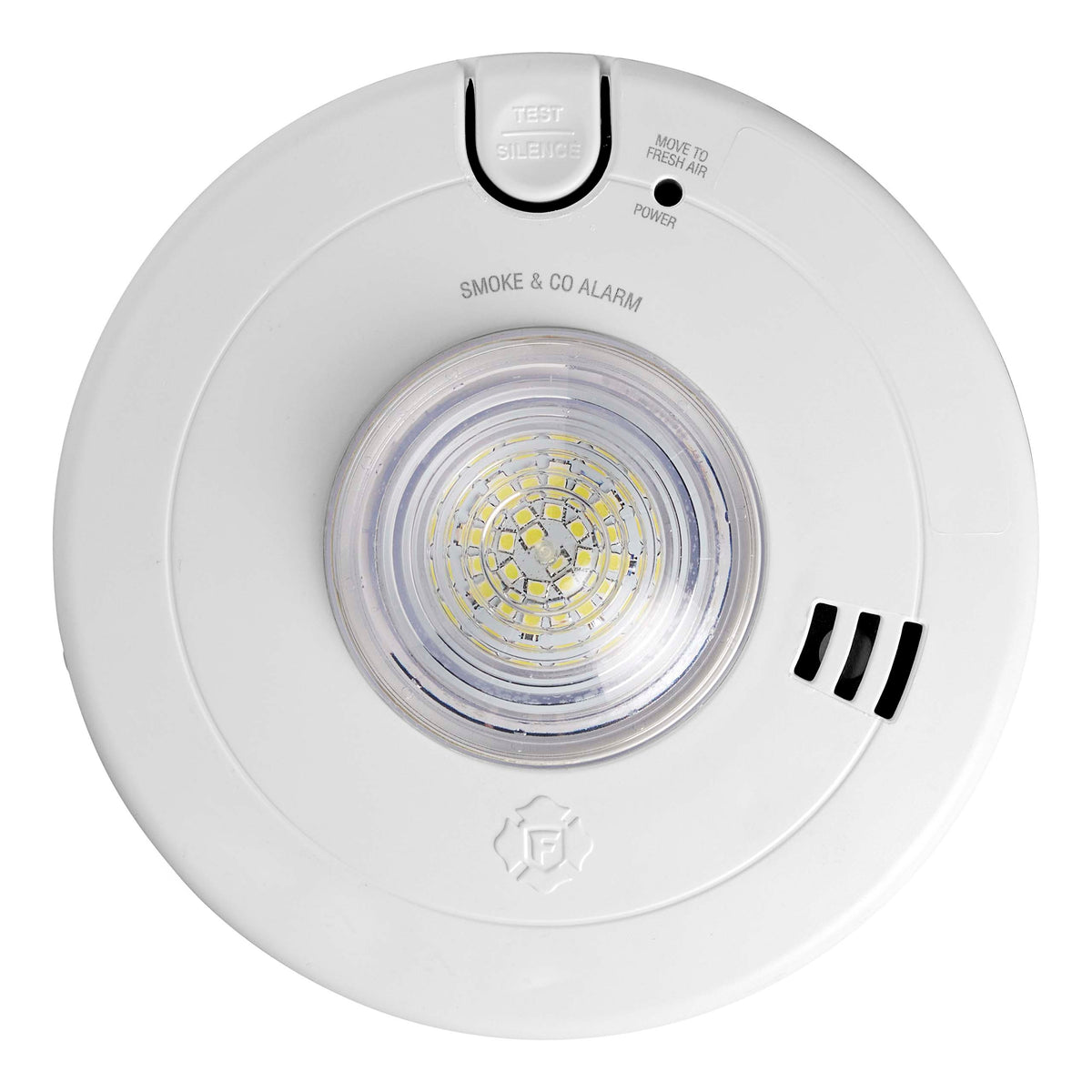 Hardwire Combination Smoke and Carbon Monoxide Alarm with LED Strobe and 10-Year Battery Backup