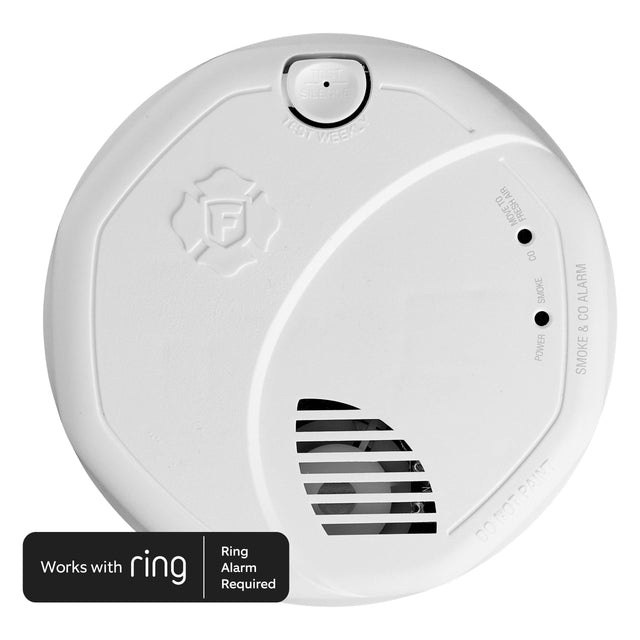ProdImg;SMCO410;SMCO410_c1-6.jpg;Z-WAVE Plus Smart Smoke & CO Alarm works with Ring - In Packaging